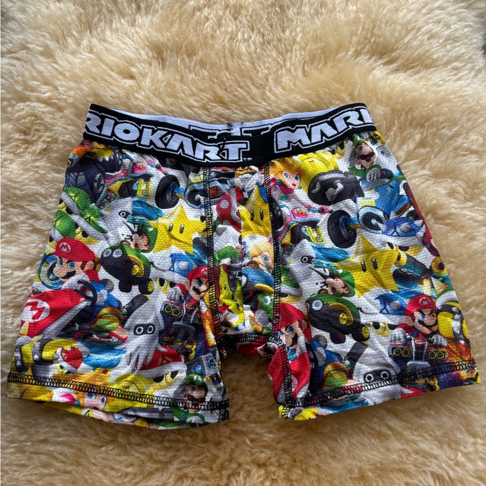 Nintendo Super Mario Kart Kids Colorful Boxers